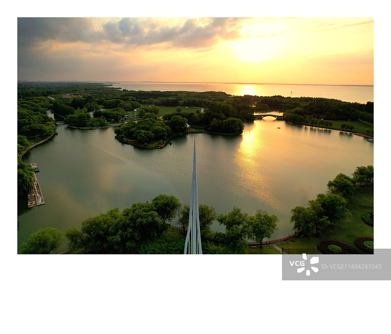 《淀山湖晚覆》上海图片素材