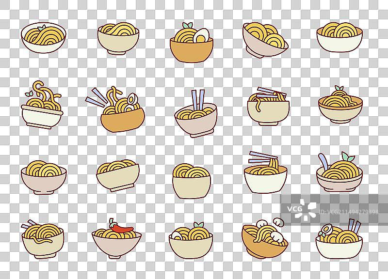 拉面 面条 碗筷 食物 手图片素材