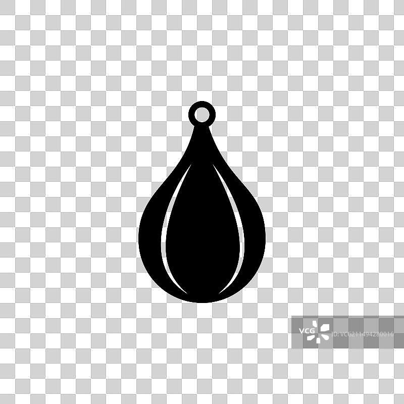 拳击速度球扁平图标图片素材