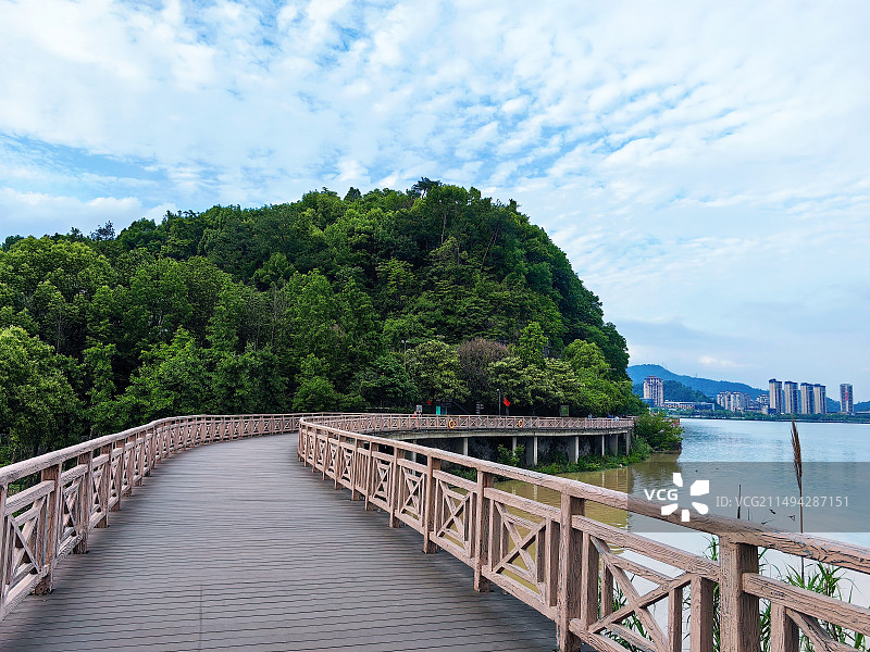 仙居永安溪绿道图片素材