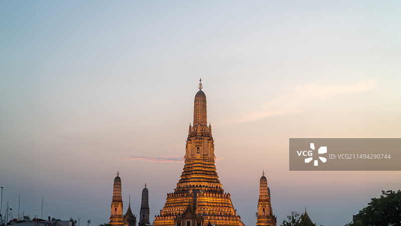 郑王庙夜色图片素材