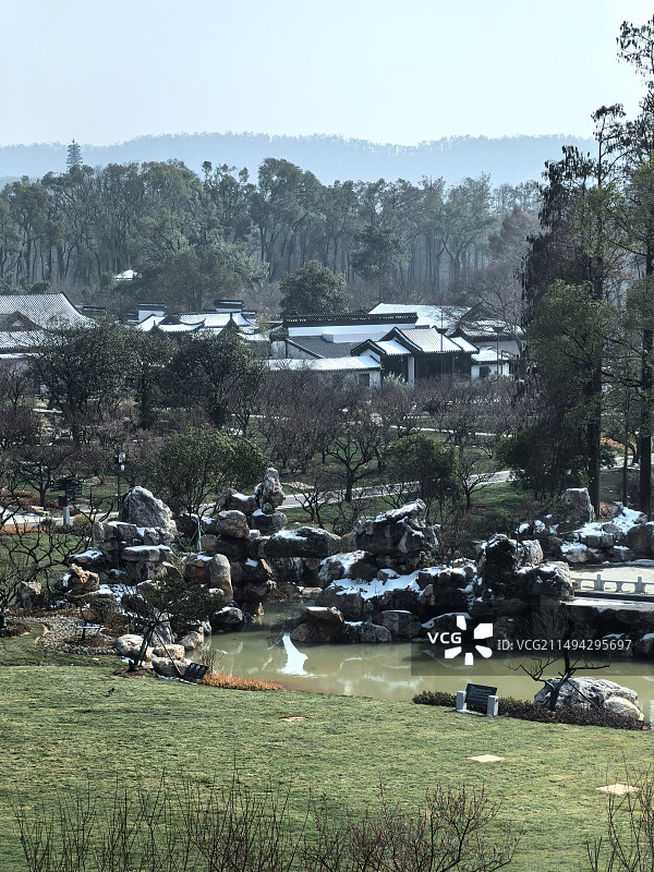 武汉东湖梅园图片素材