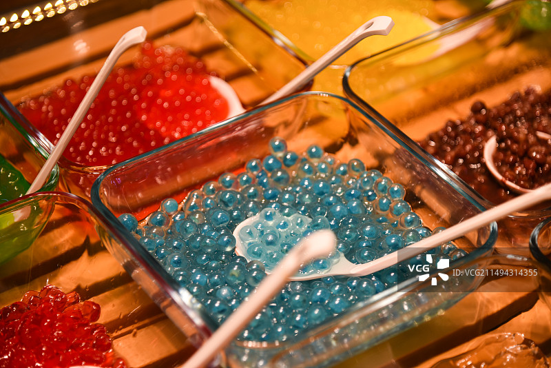 珍珠奶茶 奶茶爆爆珠 波波脆 魔芋晶球图片素材