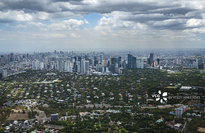 菲律宾首都马尼拉航拍图片素材