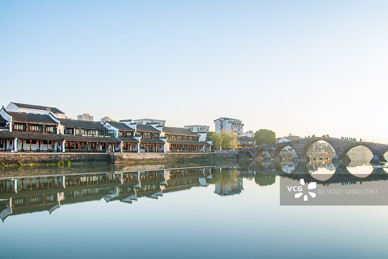 塘栖古镇 杭州 江南民居 运河畔 临平区 古村落 古镇 京杭大运河 江南水乡风光图片素材