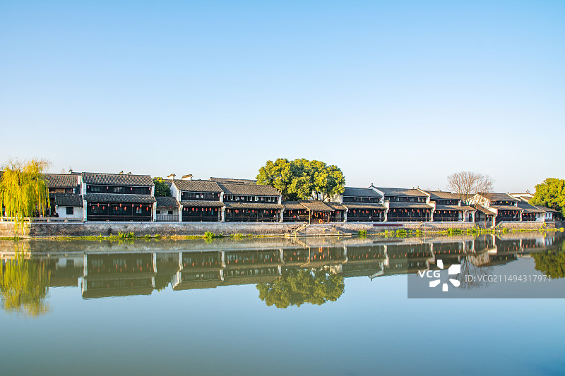 塘栖古镇 杭州 临平 江南民居 运河畔 古村落 古镇 京杭大运河 江南水乡风光图片素材