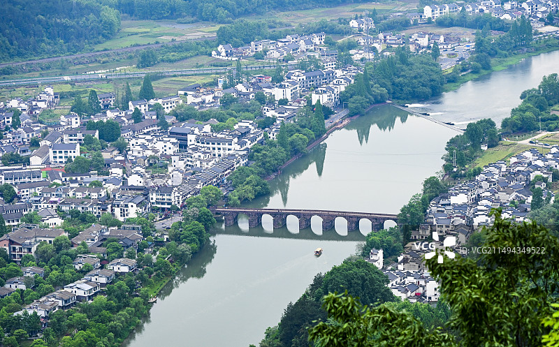 齐云山登封桥图片素材