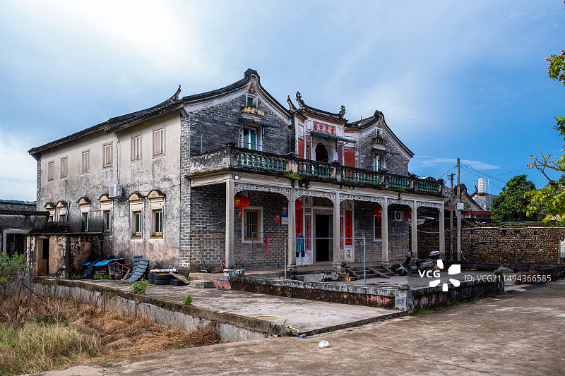 中国历史文化名镇梅州大埔县百侯古镇图片素材