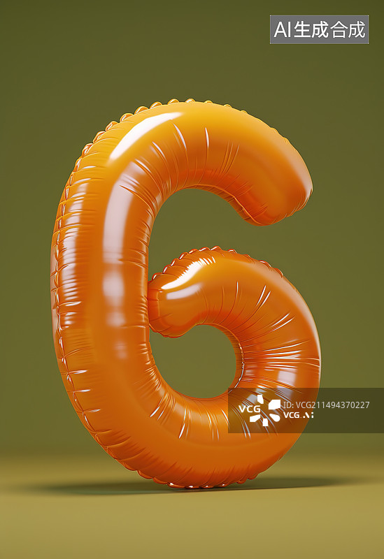 【AI数字艺术】橙色背景下的黄色救生带特写图片素材