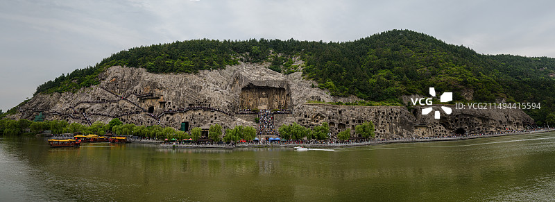 河南省洛阳市龙门石窟图片素材