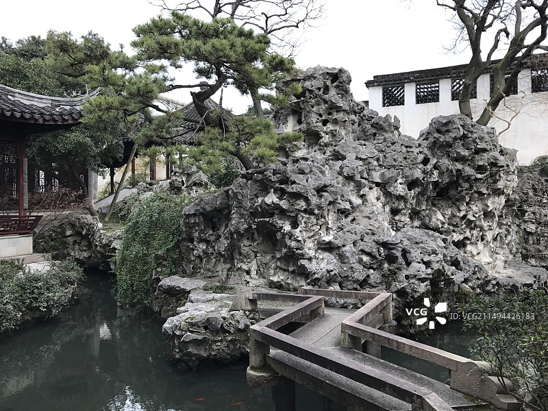 苏州环秀山庄图片素材