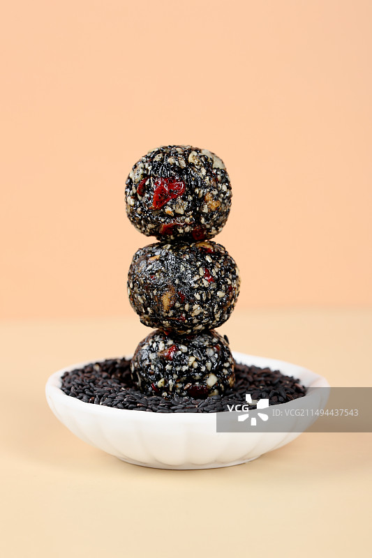 黑芝麻丸图片素材