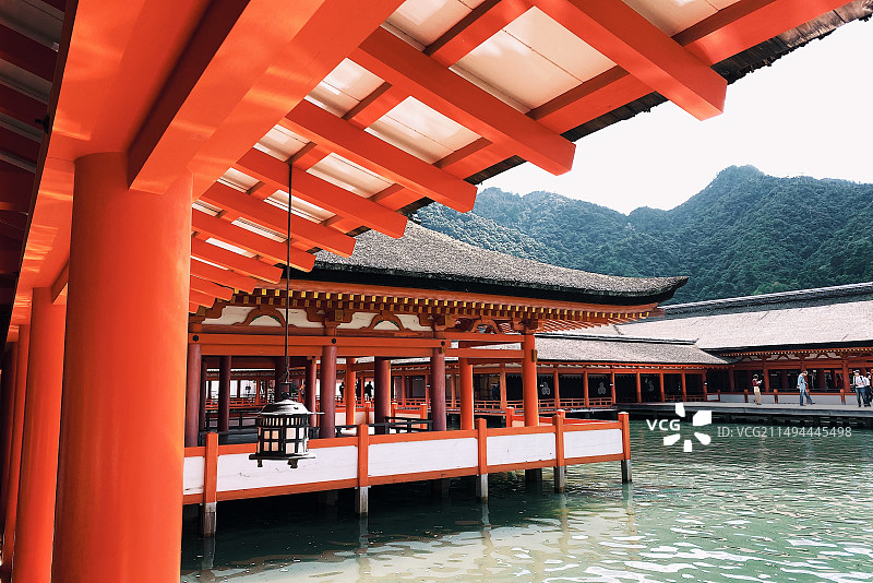 日本广岛宫岛神社严岛神社图片素材