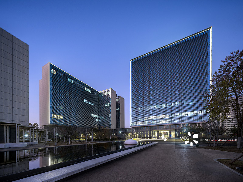 上海临港新区建筑风貌图片素材