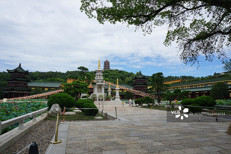 庐山东林寺图片素材