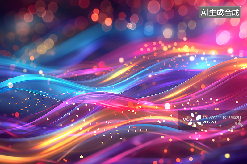 【AI数字艺术】蓝色霓虹灯光效通信技术科技PPT背景蓝色霓虹灯光效通信技术科技PPT背景图片素材