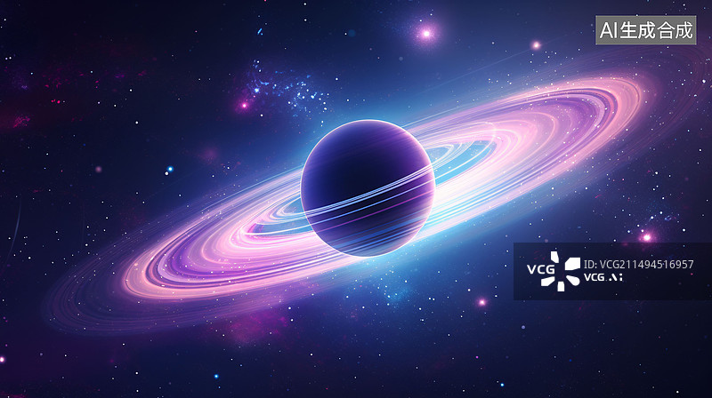 【AI数字艺术】未来感宇宙星河星球星空元宇宙科技航天概念图片素材