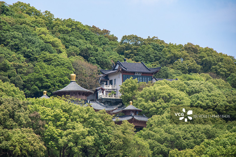 浙江舟山普陀山普济寺图片素材