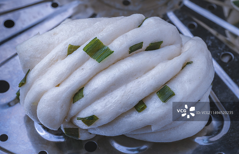 葱花馒头图片素材
