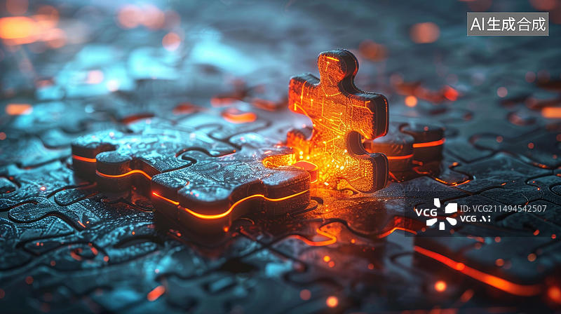 【AI数字艺术】嵌入最后一块难题图片素材