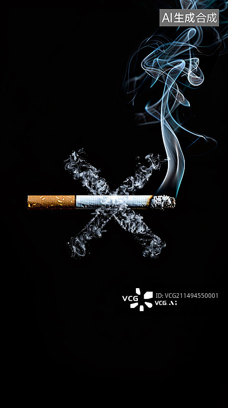 【AI数字艺术】世界无烟日海报图片素材