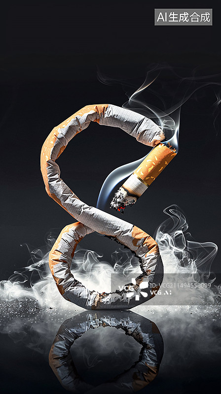 【AI数字艺术】世界无烟日海报图片素材