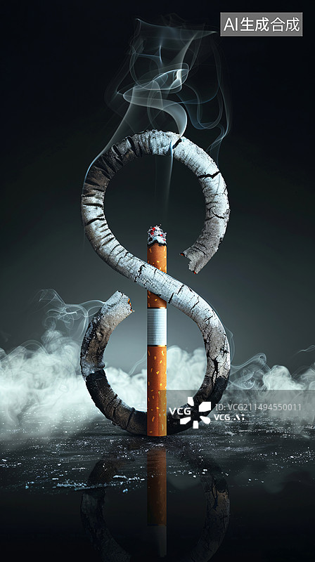 【AI数字艺术】世界无烟日海报图片素材