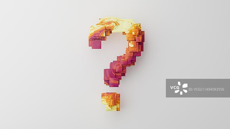 抽象流体问号图片素材