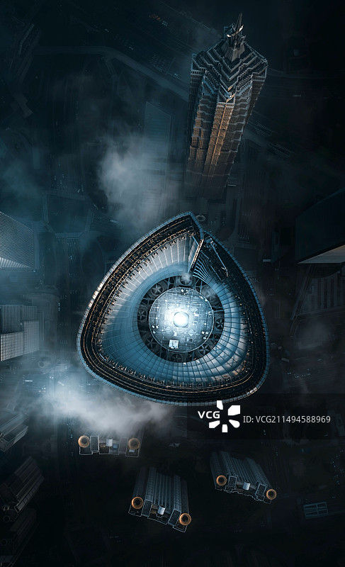 云中上海图片素材