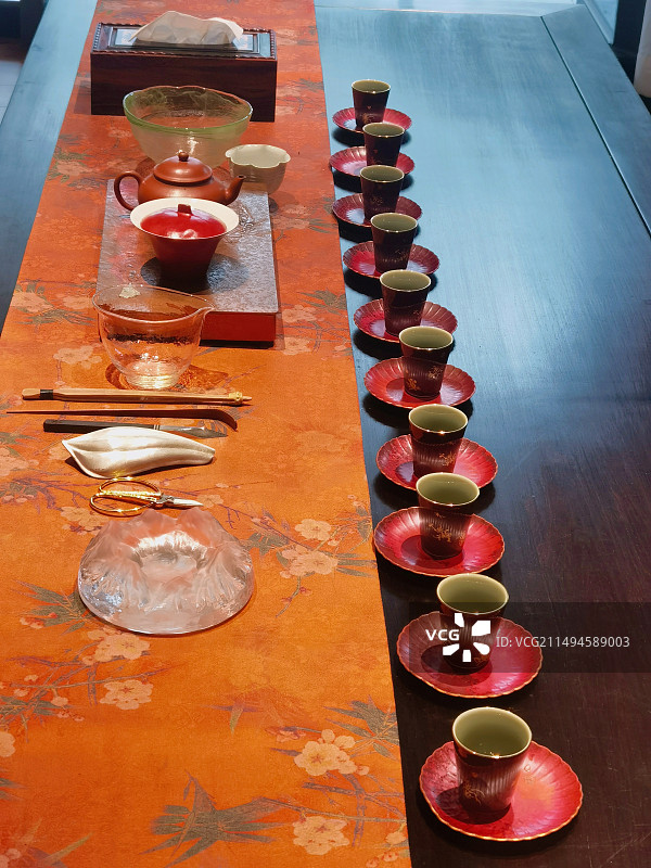 广州国茶荟的茶室图片素材