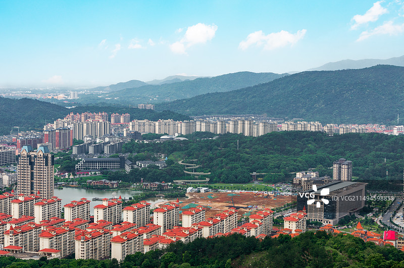 南昌市湾里区全景图片素材