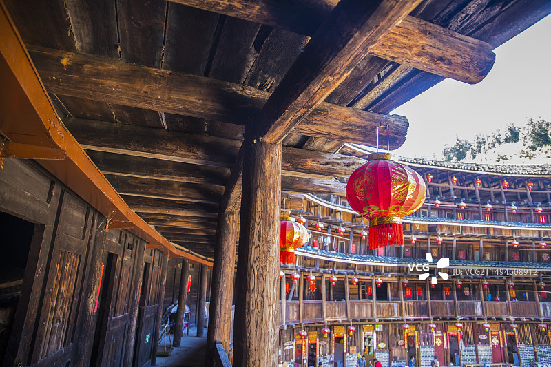 中国福建漳州南靖土楼图片素材