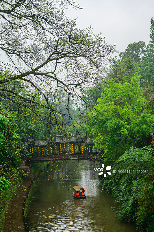 烟雨柳江春尚好图片素材