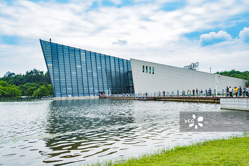 武汉市中山舰博物馆游览图片素材