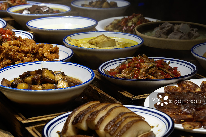 各式的浏阳蒸菜图片素材