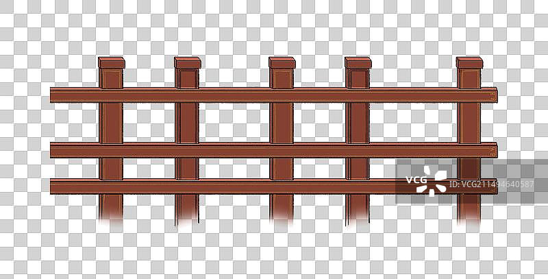 古诗词古风乡村农村篱笆栅栏栏杆元素图片素材