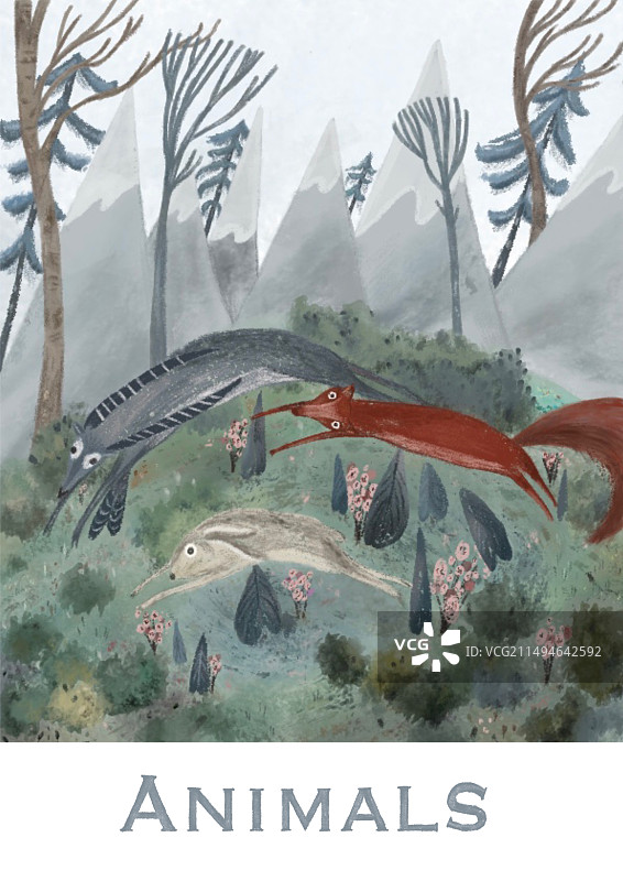 奔跑的动物图片素材