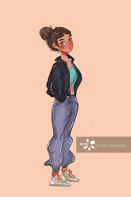 美式人物1图片素材