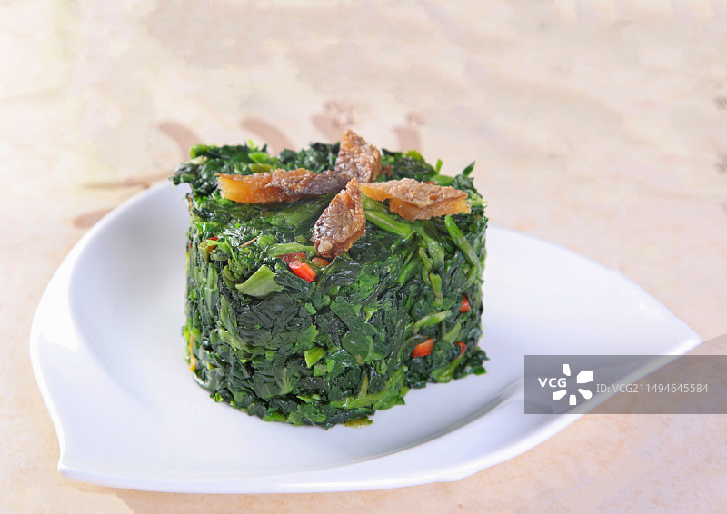 中餐美食-鲮鱼万年青图片素材