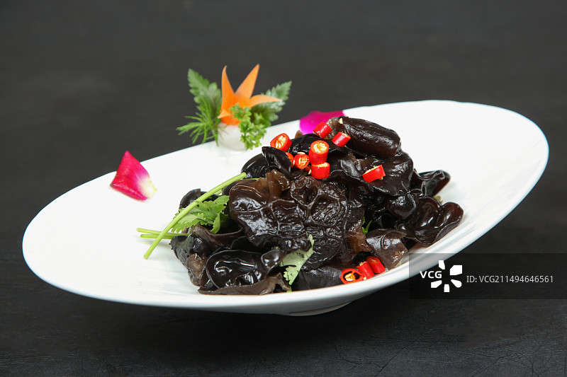 中餐美食-凉拌木耳图片素材