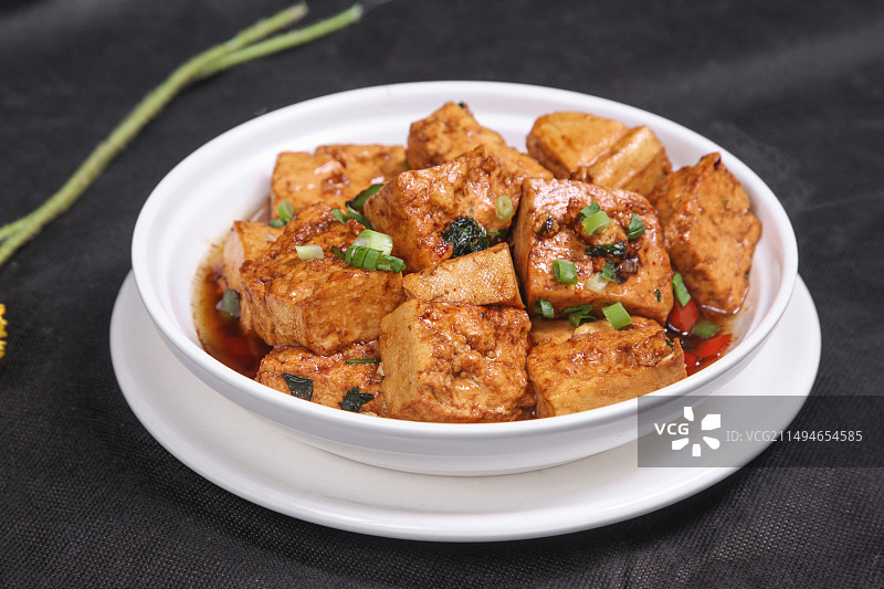 中餐美食-家焖老豆腐图片素材