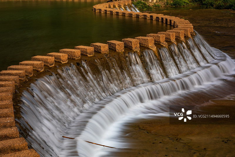 云南罗平九龙瀑布群风景区图片素材