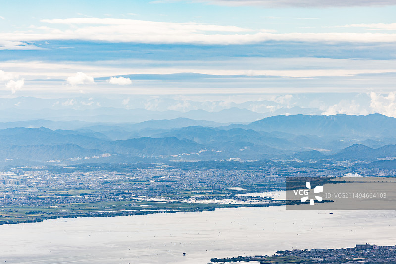 日本滋贺琵琶湖峡谷风光图片素材