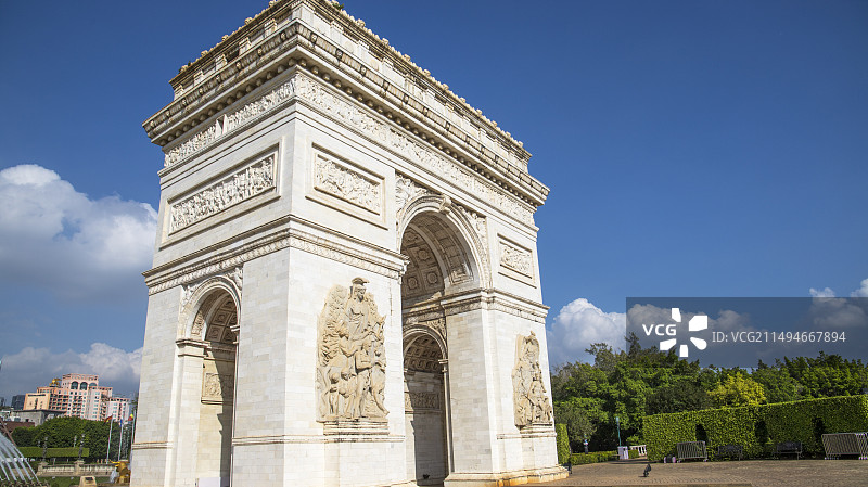 晴朗的天气游览广东深圳世界之窗图片素材