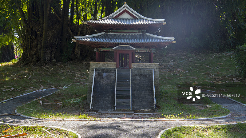 晴朗的天气游览广东深圳世界之窗图片素材