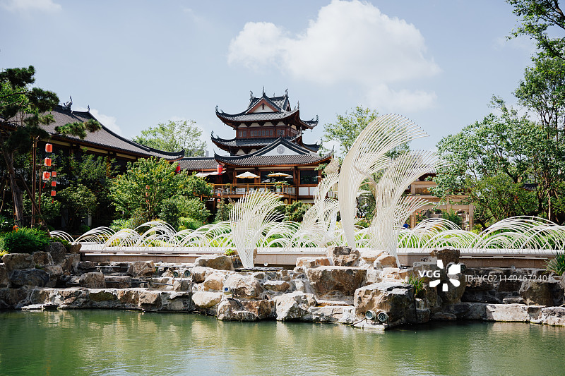 台州葭沚老街图片素材