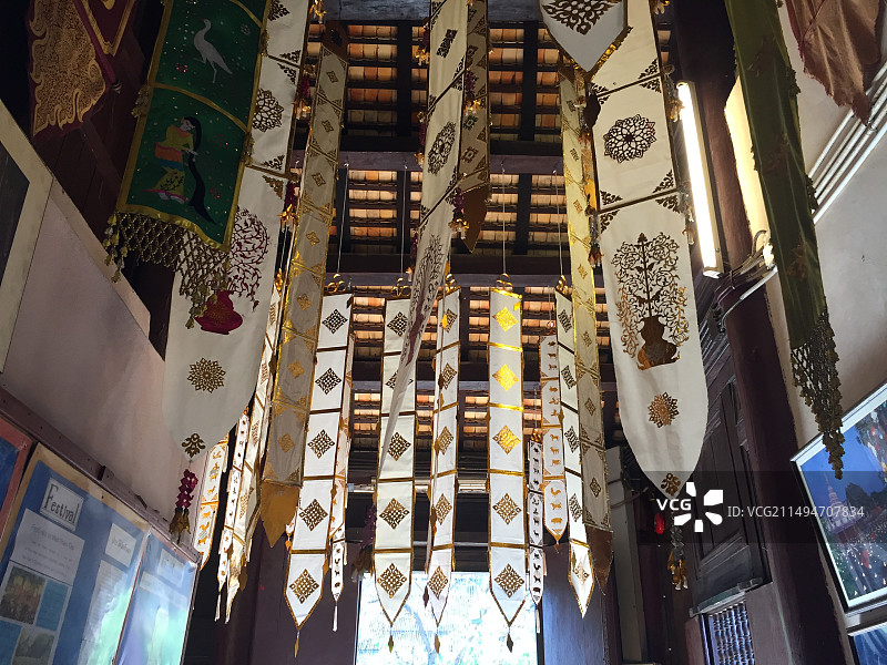 泰国清迈盼道寺Wat Phantao图片素材