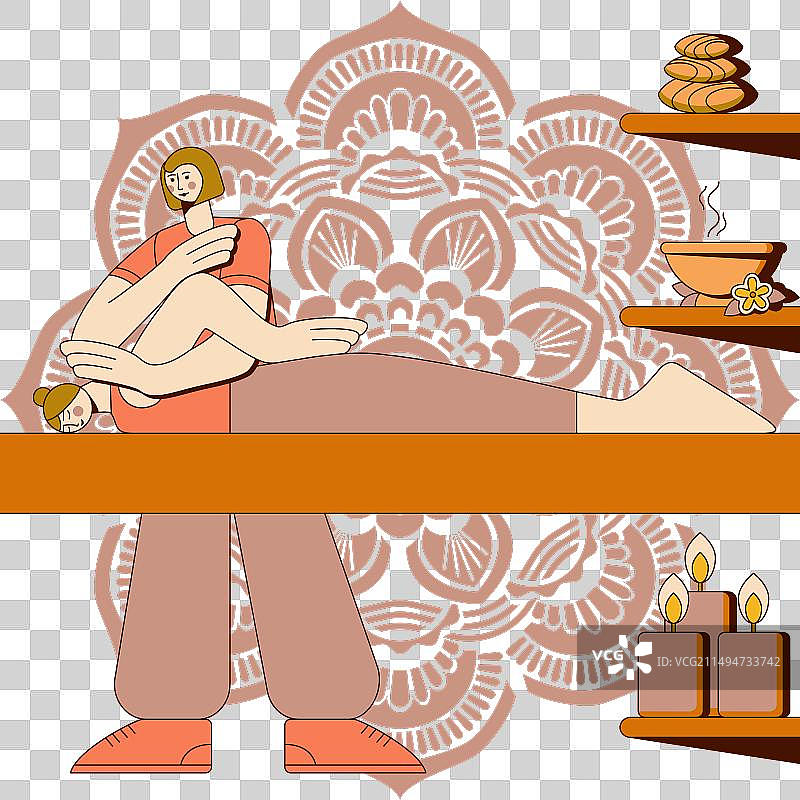 运动按摩技巧图片素材