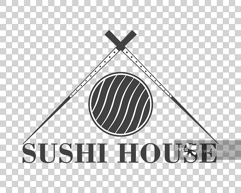 筷子寿司店logo图片素材