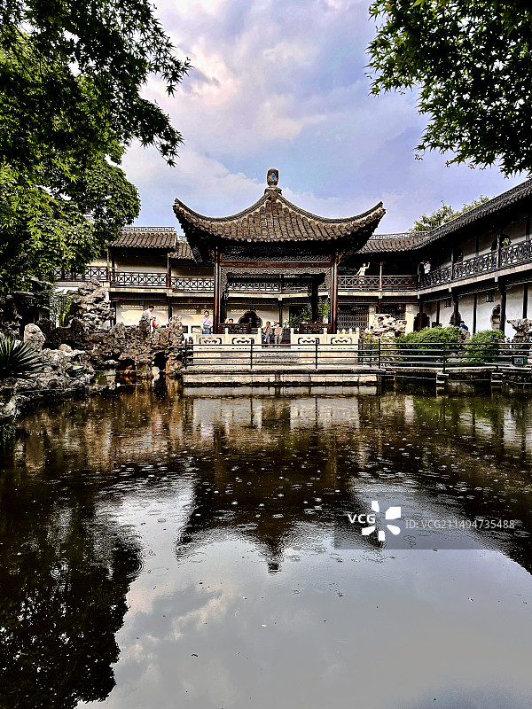 扬州何园水心图片素材